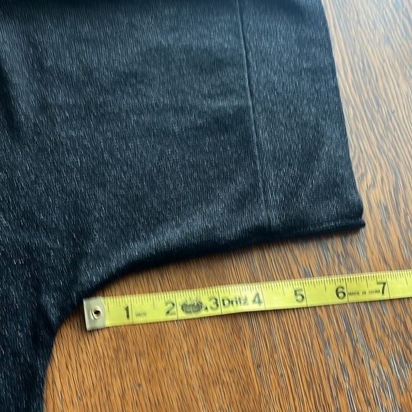 Michael Michael Kors Glitter Cowl Neck Sweater Short Sleeves Black Size M - Picture 11 of 14